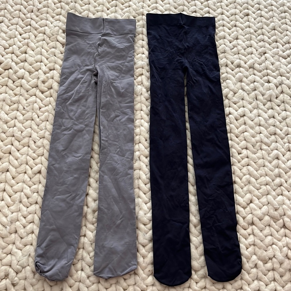 2 pairs of Girl tights, size 6-8
